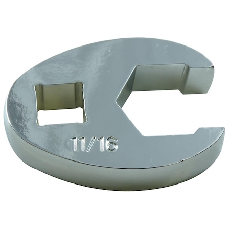 K-Tool International 3/8" Drive, SAE Socket, 6 Points, Flare Nut CrwFt Wrench, 6Pt, 11/16", 3/8"Dr KTI-22322